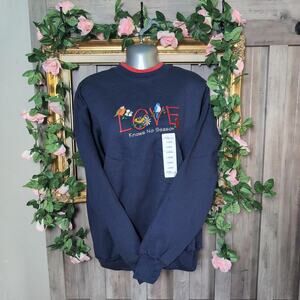 Vintage crewneck grandma bird graphic sweater